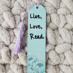 Personalized Zen Bookmark - Double-Sided Sublimation with Inspirational Reading Quote - bookish Gift
