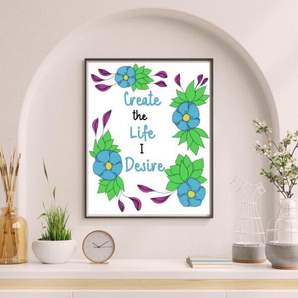 Empowerment Quote Wall Decor