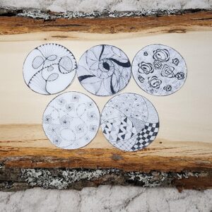 Anxiety-Reducing Circle Sensory Sticker - Calming Tool for Relaxation and Focus