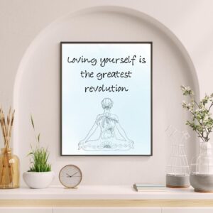 Mindful Yoga Pose Print
