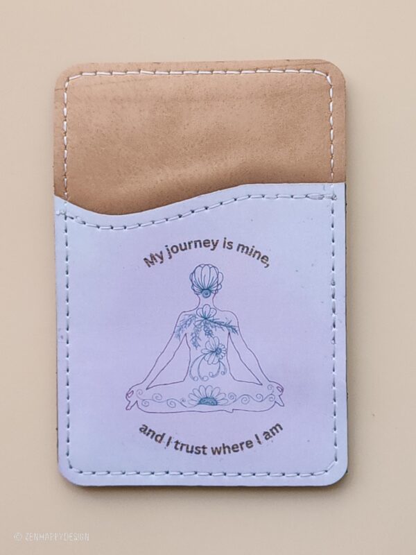Phone Card Holder Phone Card Holder Sublimated PU Leather, Purple